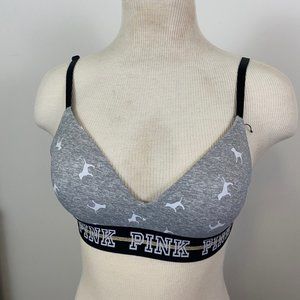 PINK grey bra